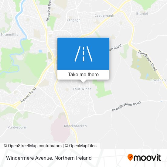 Windermere Avenue map