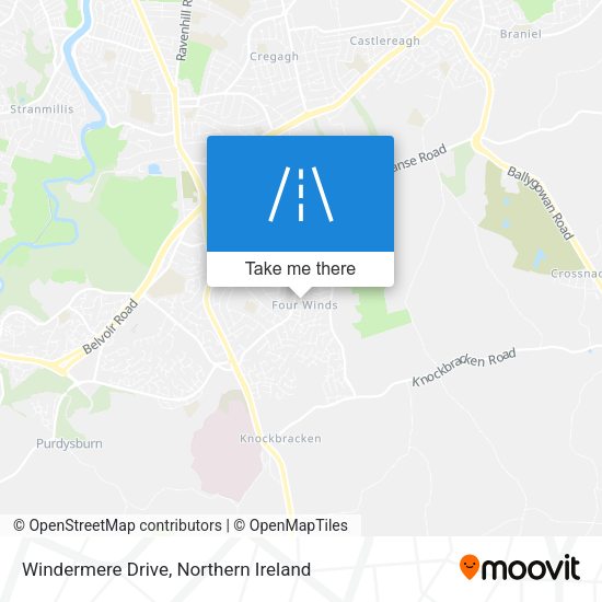 Windermere Drive map
