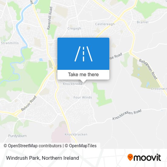 Windrush Park map