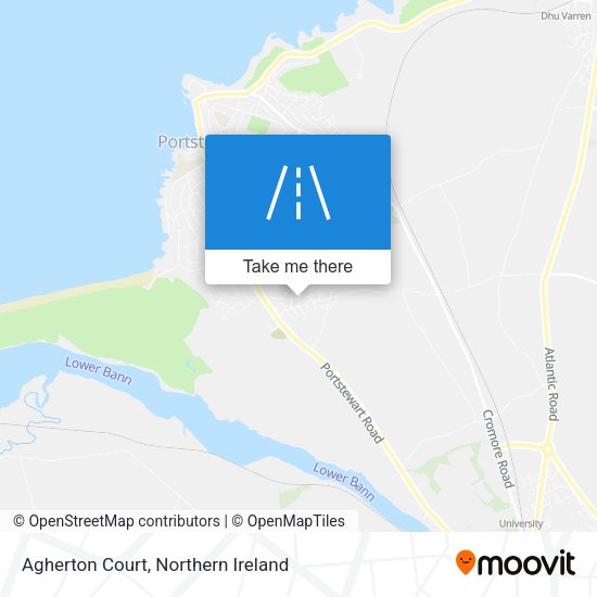 Agherton Court map