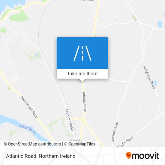 Atlantic Road map