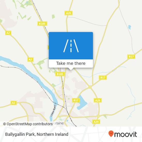 Ballygallin Park map