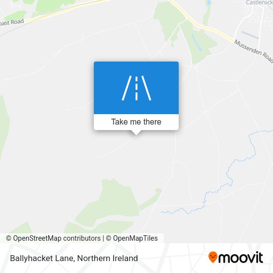 Ballyhacket Lane map