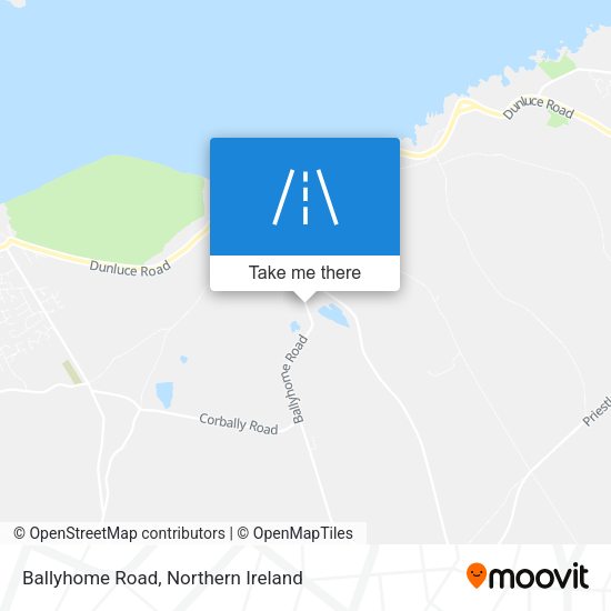 Ballyhome Road map