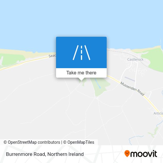 Burrenmore Road map