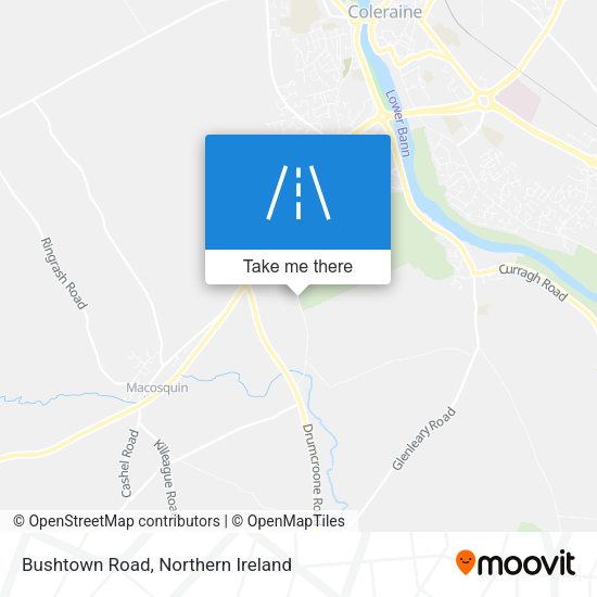 Bushtown Road map