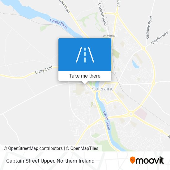 Captain Street Upper map