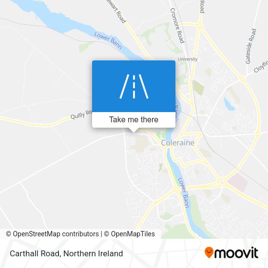 Carthall Road map