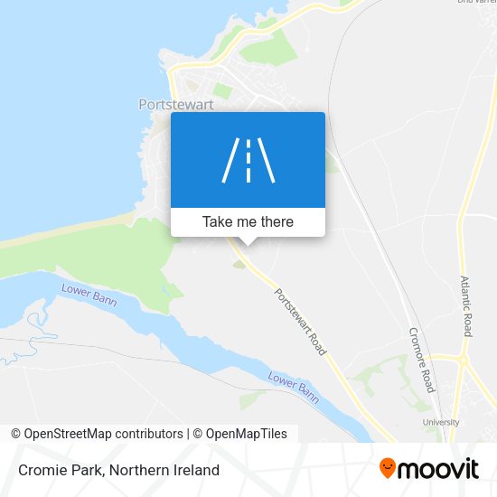Cromie Park map