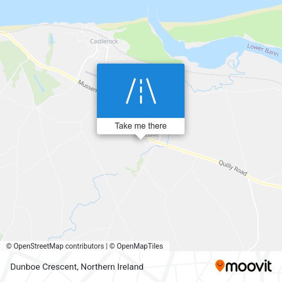 Dunboe Crescent map