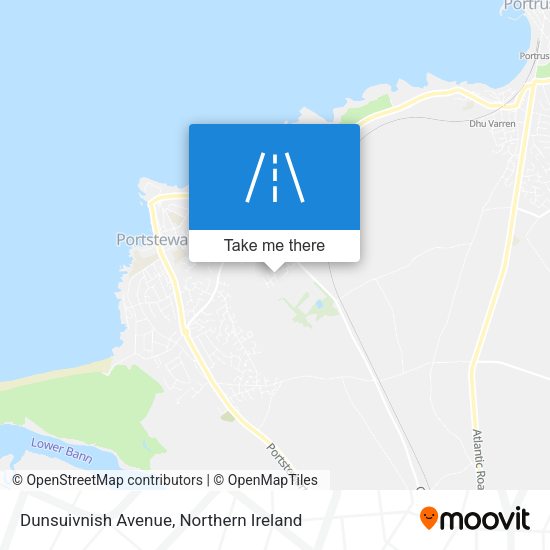 Dunsuivnish Avenue map