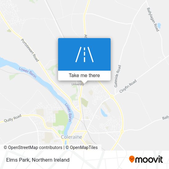 Elms Park map