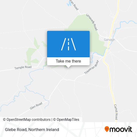 Glebe Road map