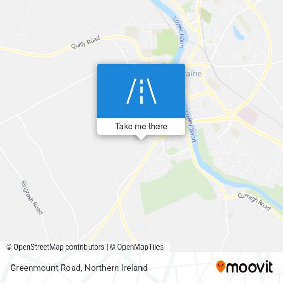 Greenmount Road map