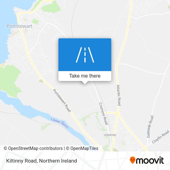 Kiltinny Road map