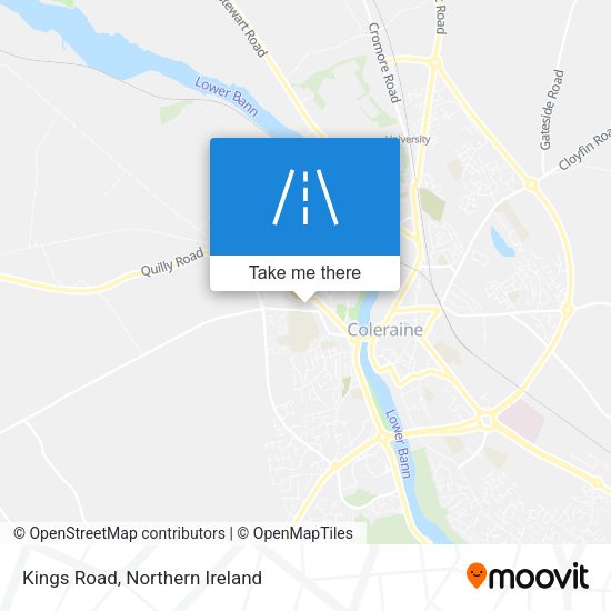 Kings Road map