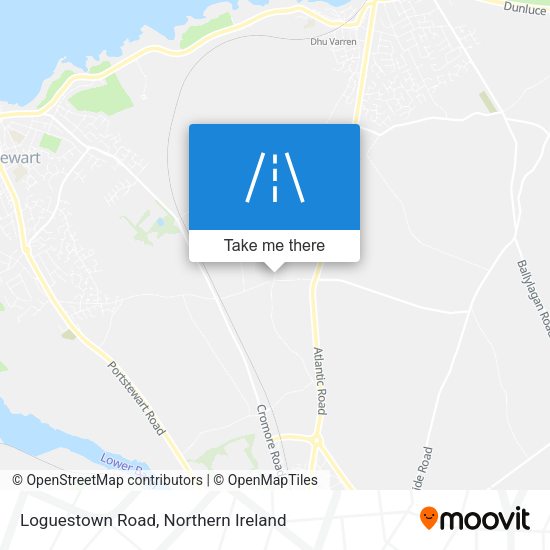 Loguestown Road map