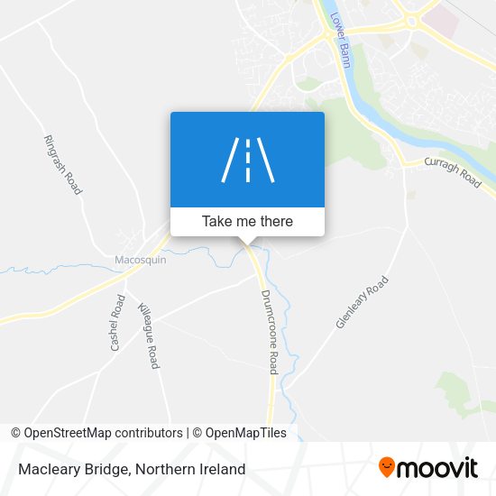 Macleary Bridge map
