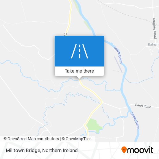 Milltown Bridge map