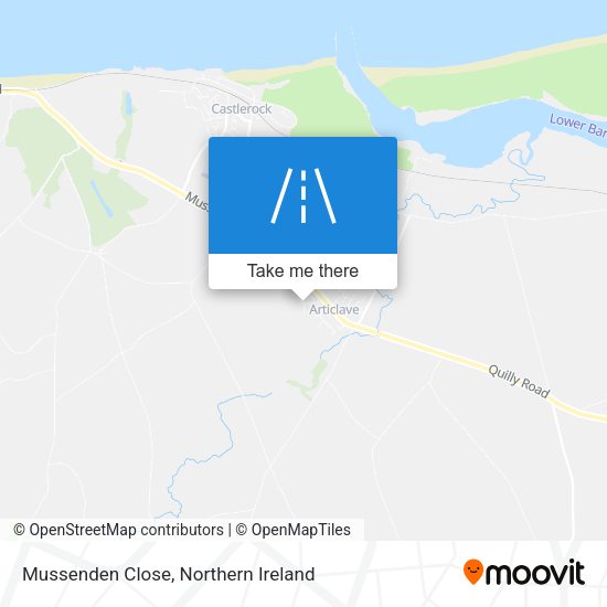 Mussenden Close map