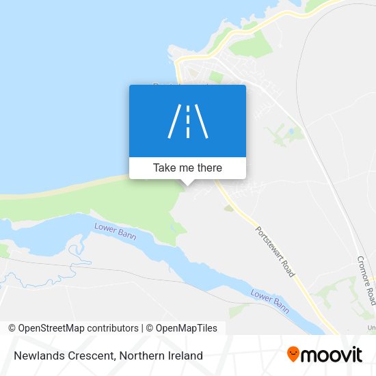 Newlands Crescent map