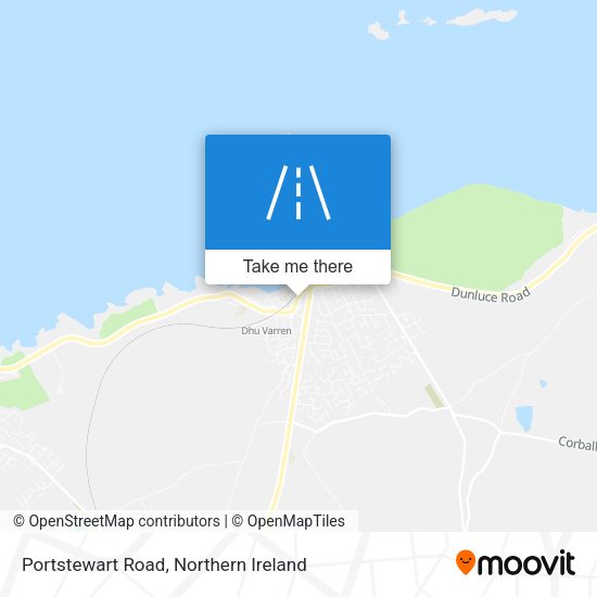 Portstewart Road map