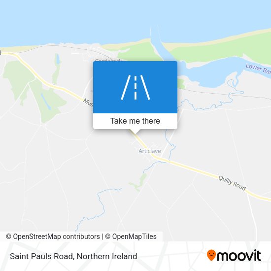 Saint Pauls Road map