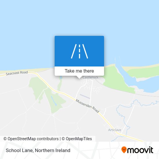 School Lane map