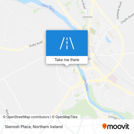 Slemish Place map
