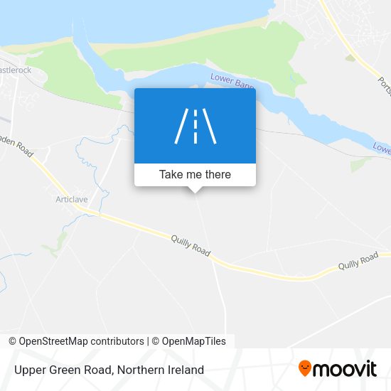 Upper Green Road map