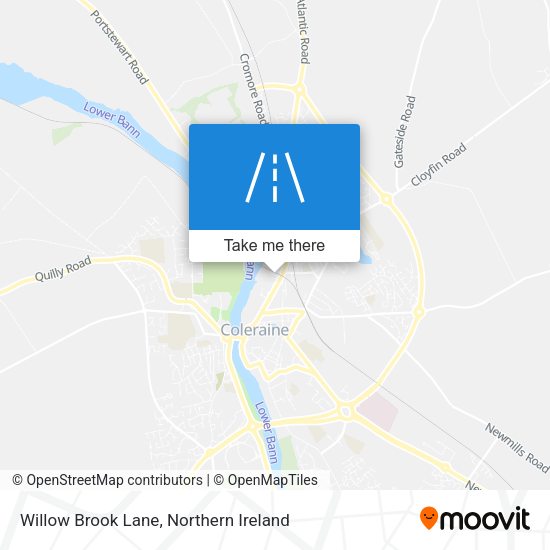 Willow Brook Lane map
