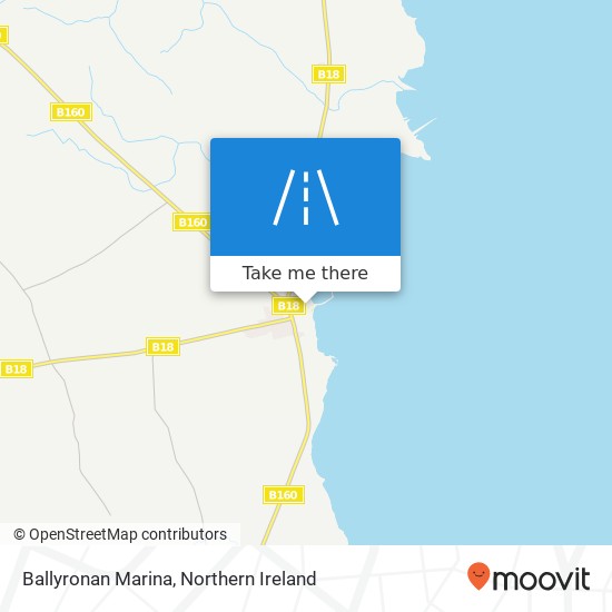 Ballyronan Marina map