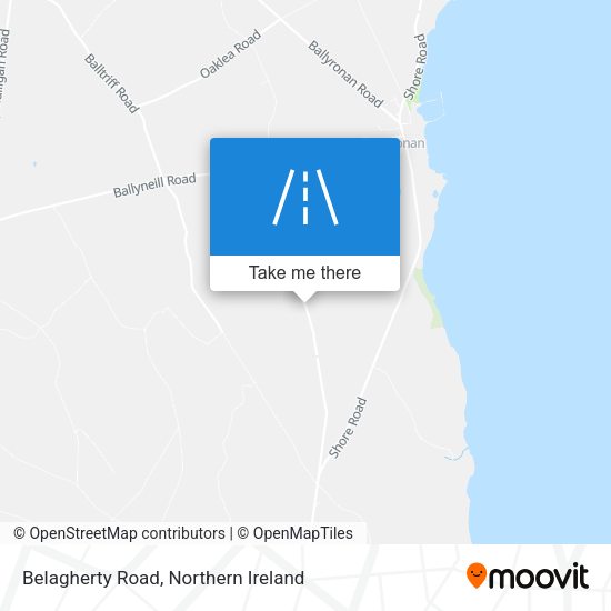 Belagherty Road map