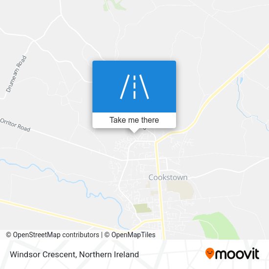 Windsor Crescent map