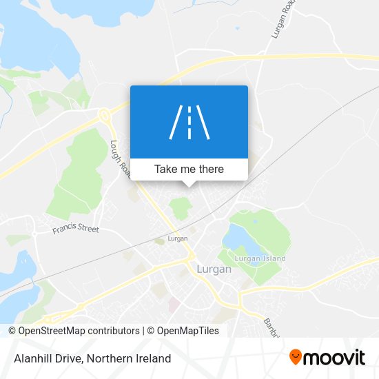 Alanhill Drive map