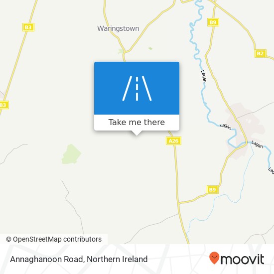 Annaghanoon Road map