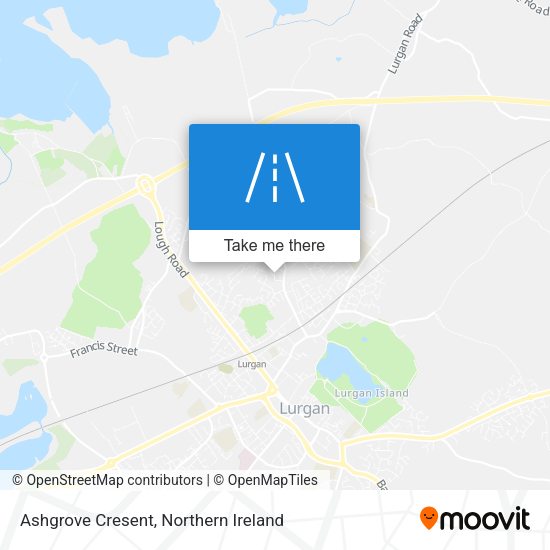 Ashgrove Cresent map