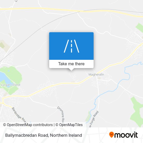 Ballymacbredan Road map