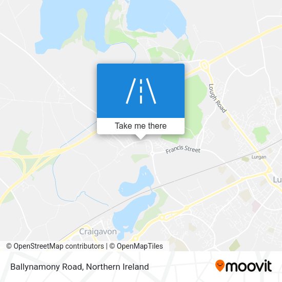 Ballynamony Road map