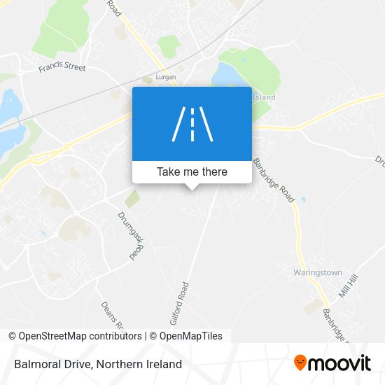 Balmoral Drive map
