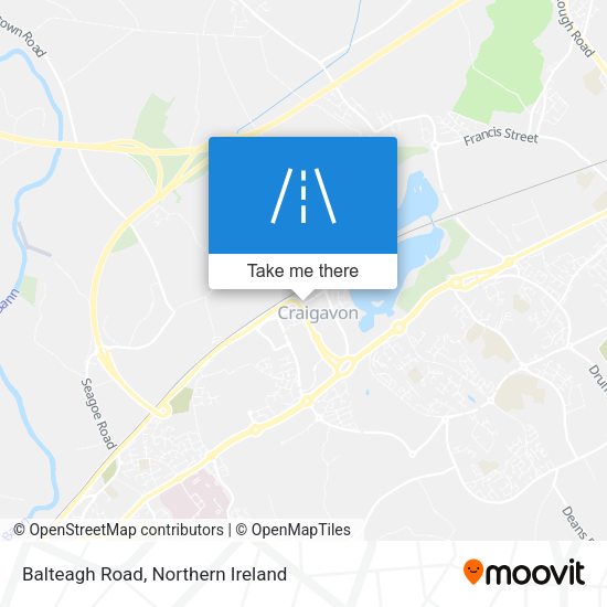 Balteagh Road map