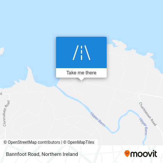 Bannfoot Road map