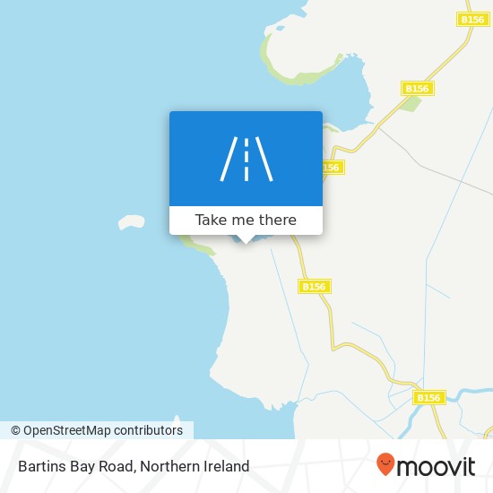 Bartins Bay Road map