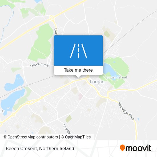 Beech Cresent map