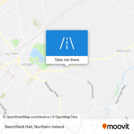 Beechfield Hall map