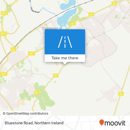 Bluestone Road map