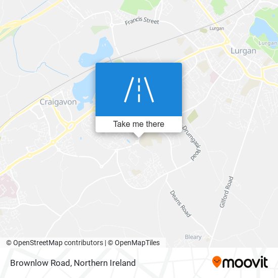 Brownlow Road map