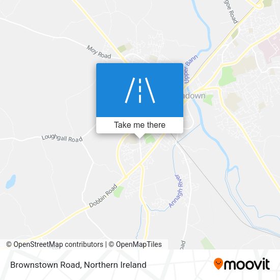 Brownstown Road map