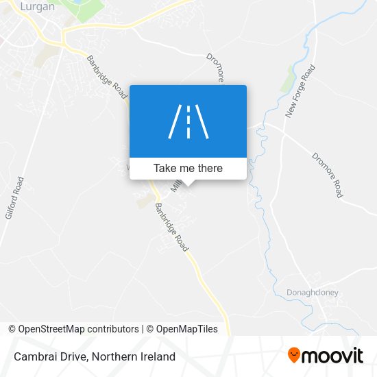 Cambrai Drive map