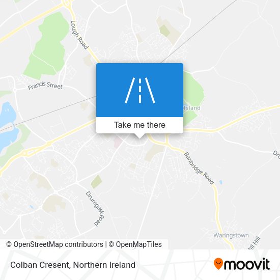 Colban Cresent map